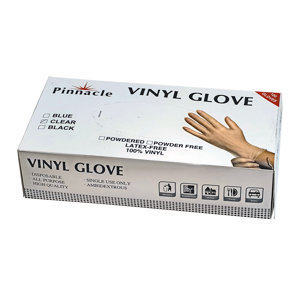 Pinnacle Vinyl Examination Glove Power Free (13-1003355)