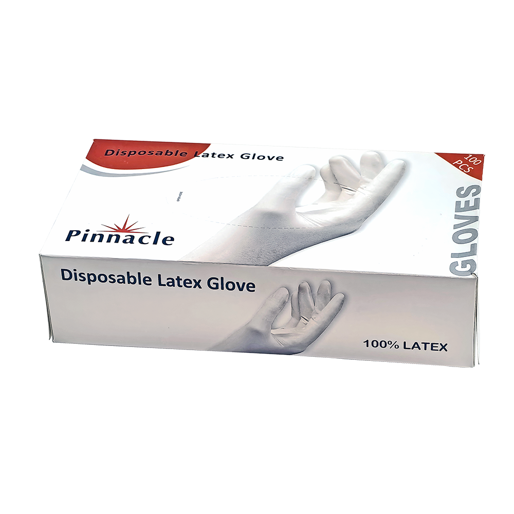 Pinnacle Latex Examination Glove Powdered (M) (13-100337)
