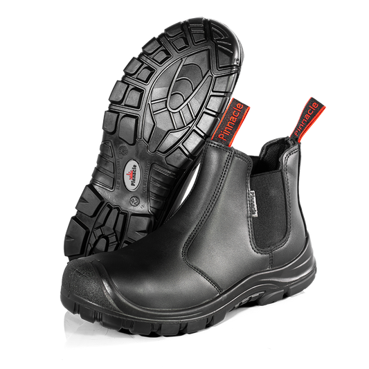 Pinnacle AUSTRA CHELSEA Boots Black (Steel Toe & Midsole)
