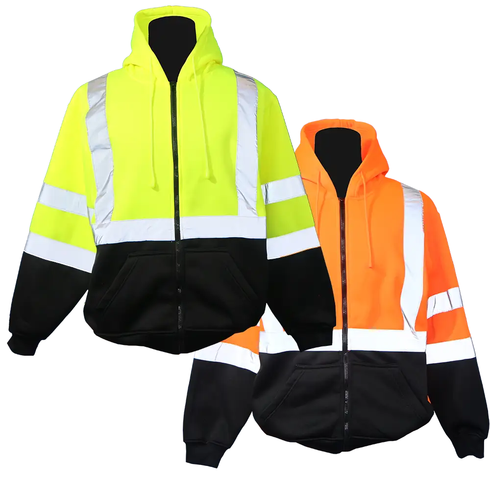 Pinnacle Lime/Black Pro Fleece Jacket with Hood (S – 2XL)