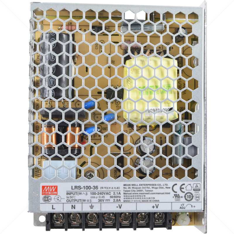 Power Supply 36VDC 2.8 Amp 100W