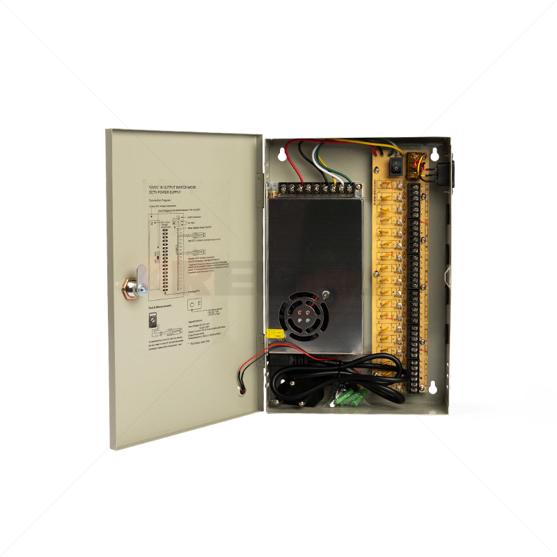 PSU CCTV 18way 20Amp Distribution Box