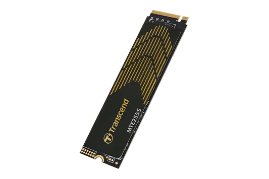 TRANSCEND 2TB MTE255S PCI-E GEN 4X4 M.2 NVMe 2280 SSD 3D NAND -7400 MB/s Read 6500 MB/s Write- Graphen Heat Spreader -1200TBW