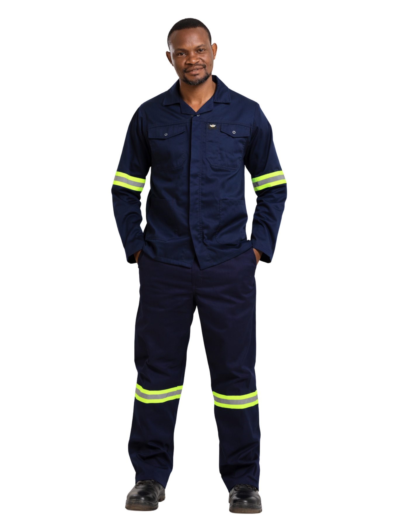 65/35 Premium Fully Triple Stitched Trousers - With Reflective Tape
