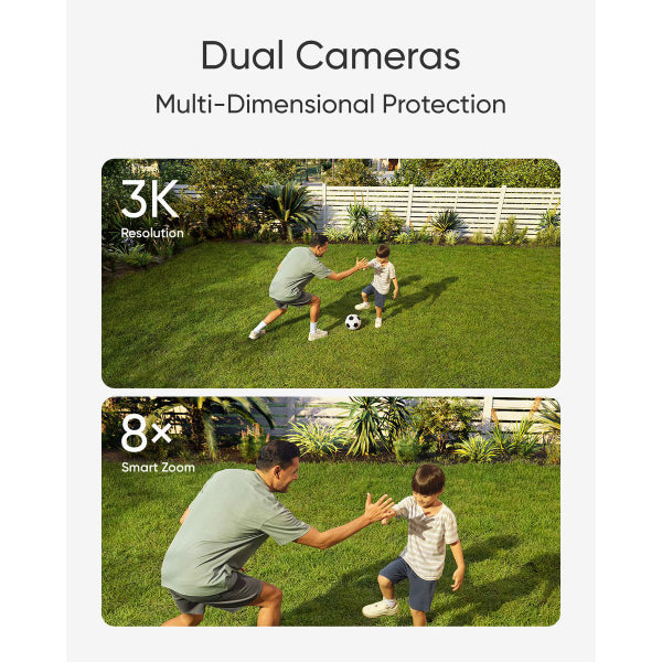 Eufy Security 3K Dual Lens PTZ Floodlight Camera - Guards On Duty Shop