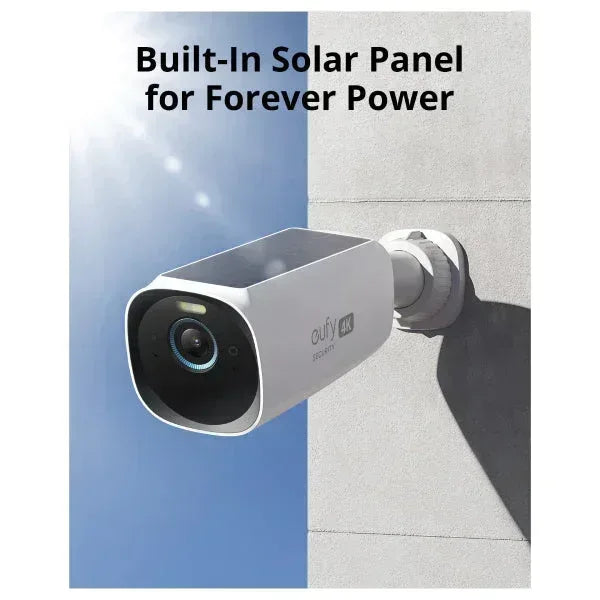 Eufy Cam 3 S330 4K Solar-Powered Add-On Camera (Special) Guards On Duty Security
