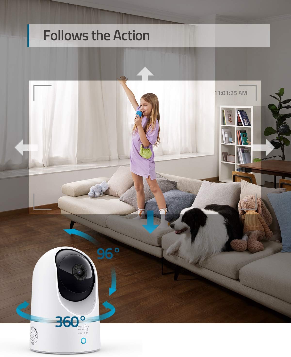 Eufy Indoor Cam 2K Pan&Tilt + Micro SD 32GB - Bundle - Guards On Duty Shop