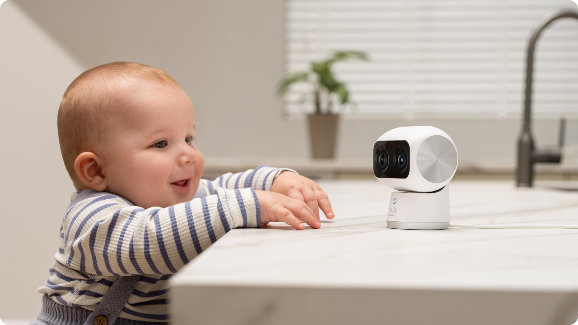 Eufy Indoor Cam S350 4K Dual Lens 360 Degree Surveillance Wired Indoor Camera - Guards On Duty Shop