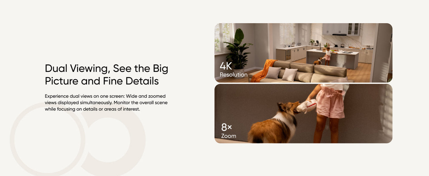 Eufy Indoor Cam S350 4K Dual Lens 360 Degree Surveillance Wired Indoor Camera - Guards On Duty Shop