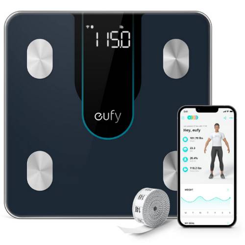 Eufy Smart Scale P2 Pro - Black - Guards On Duty Shop