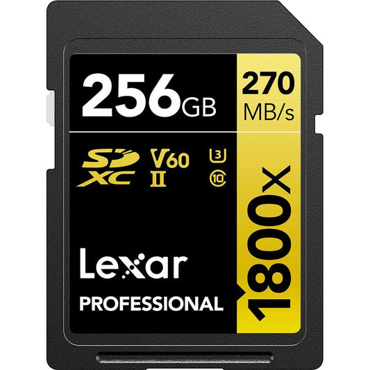 Lexar Professional 1800x UHS-II SDXC Memory Card 256GB(270MB/s) - Guards On Duty Shop