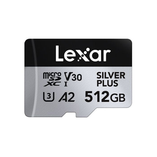 Lexar Professional SILVER PLUS UHS-I microSDXC Card - 512GB, 205MB/s