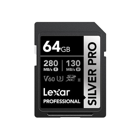 Lexar Professional SILVER PRO SDXC UHS-II Memory Card - 64GB, 280MB/s - Guards On Duty Shop