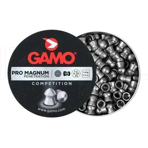 Gamo Pellets 6.35mm Pro-Magnum 175 (Bulk Buy 10 Tins) Guards On Duty Security