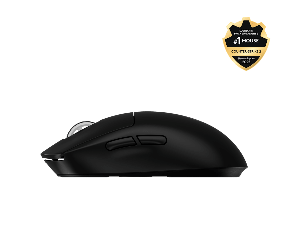 Logitech G PRO X SUPERLIGHT 2 LIGHTSPEED Gaming Mouse - BLACK - 2.4GHZ