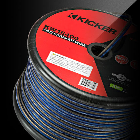 Kicker KW16400p/m 16AWG Speaker Wire P/M (KW16400p/m)