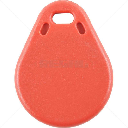 Proximity Tag - SS Keyring Red / White