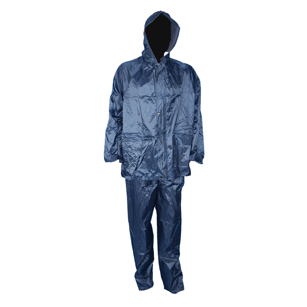 Pinnacle Oxford Rubberised Rain Suit Navy (S – 3XL)