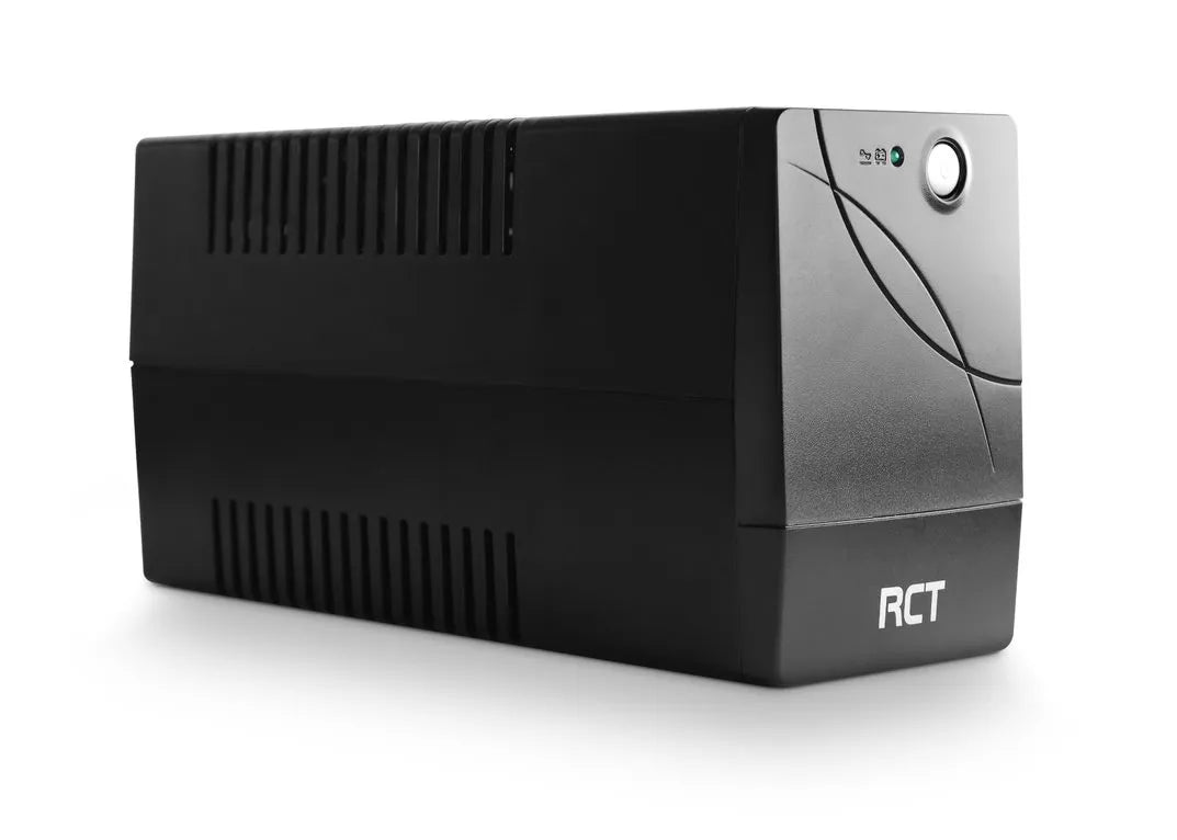 RCT 650VA LINE-INTERACTIVE UPS 360W with SA WALL SOCKET - 1 X TYPE M 2 X TYPE N. - BATTERY 6 MONTH WARRANTY ONLY! - Guards On Duty Shop & Security Guards