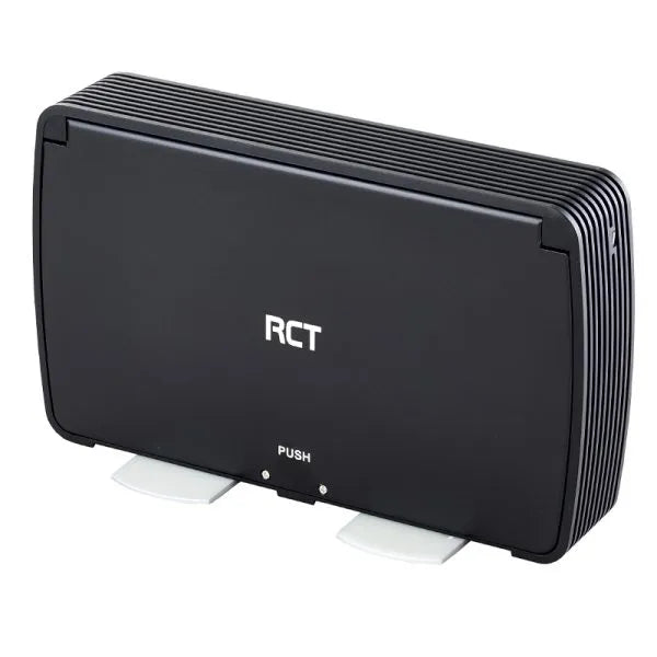 RCT 3.5 SATA external HDD enclosure with USB 3.0 (SuperSpeed up to 5Gbps); supports up to 12TB