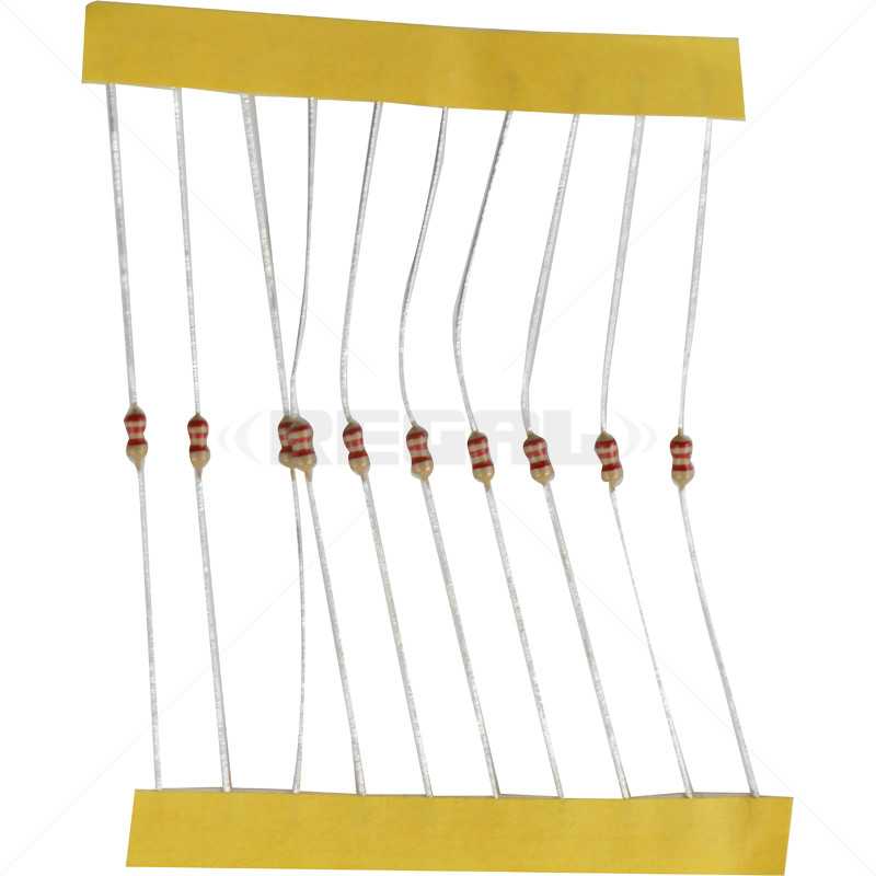 Resistor - 2K2 1/4W 5%(Pkt10)