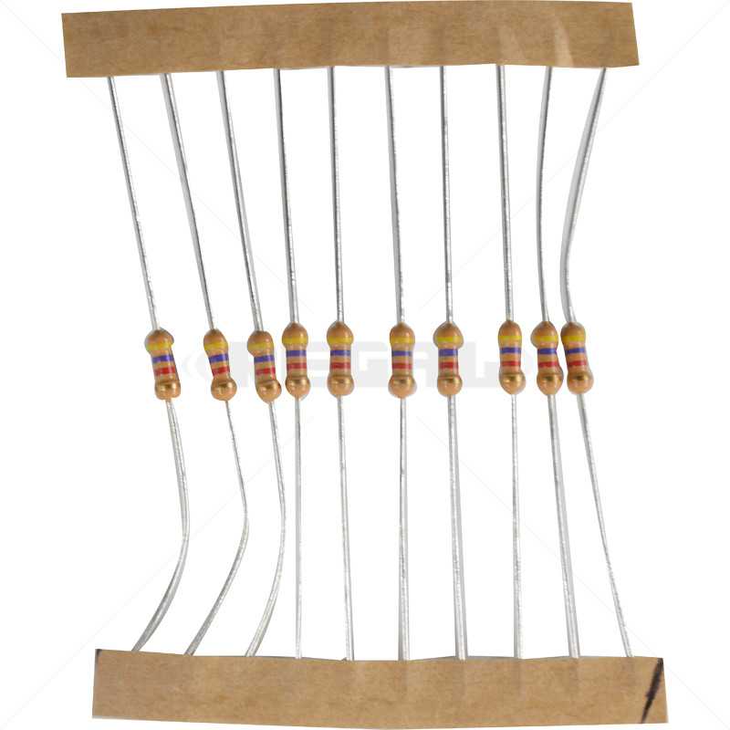 Resistor - 4K7 1/4W (Pkt 10)