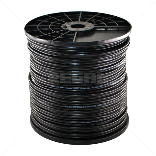 CAT6 F/UTP Shielded Solid Copper Outdoor UV Black - 100m