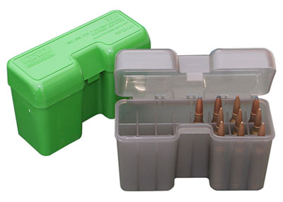 MTM AMMO BOX 22 RD 270 WSM/ 45-70GOV GRE — MTM-RF22-SM-10
