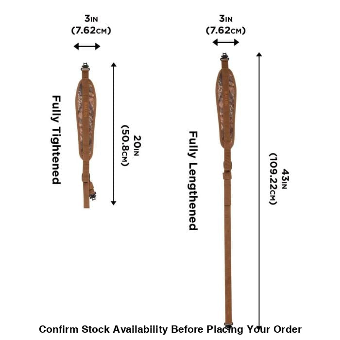 RIFLE SLING ALLEN GUNNISON NEOPRENE W/SWIVELS MOSSY RIFLE SLING ALLEN