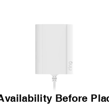 RING - DOORBELL PLUG-IN ADAPTER - WHITE - Guards On Duty Shop