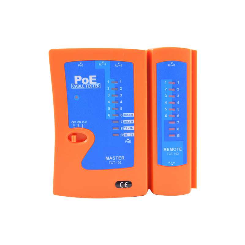 RJ11/ RJ45 Network Cable and PoE Tester
