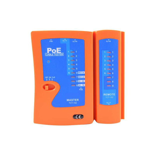 RJ11/ RJ45 Network Cable and PoE Tester
