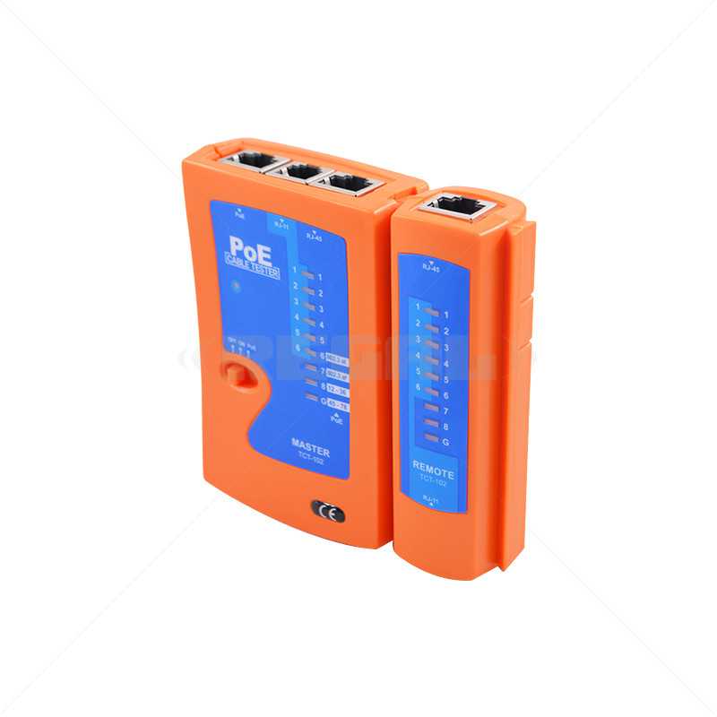 RJ11/ RJ45 Network Cable and PoE Tester