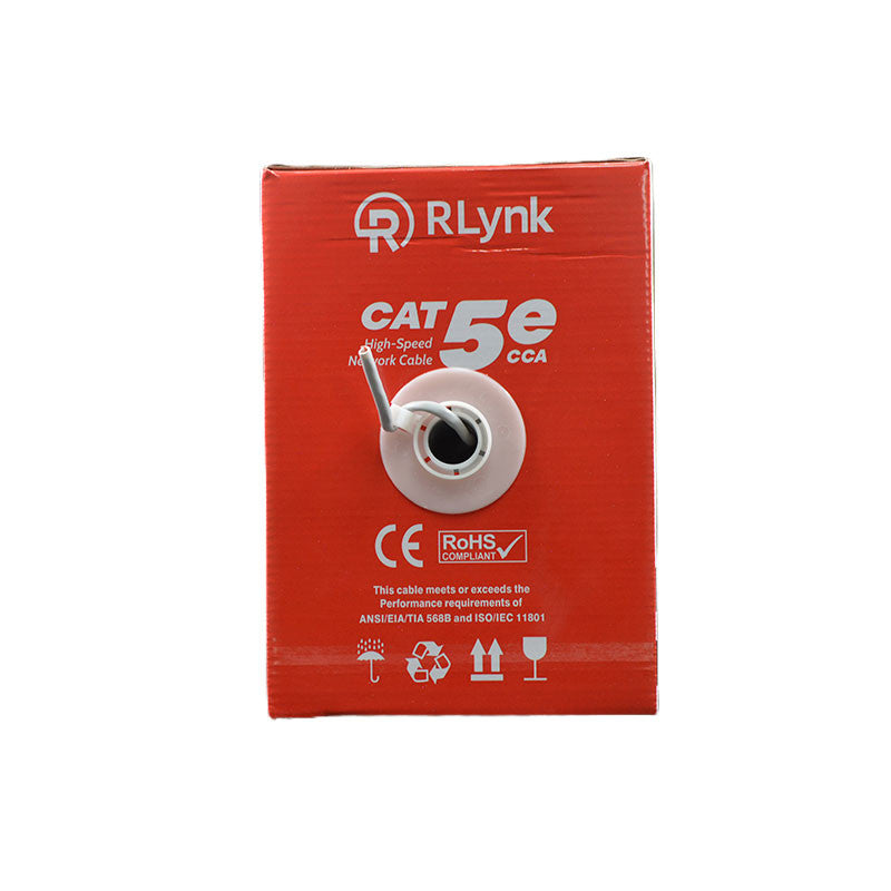 RLynk CAT5 UTP CCA Cable 0.50mm 100m pull box
