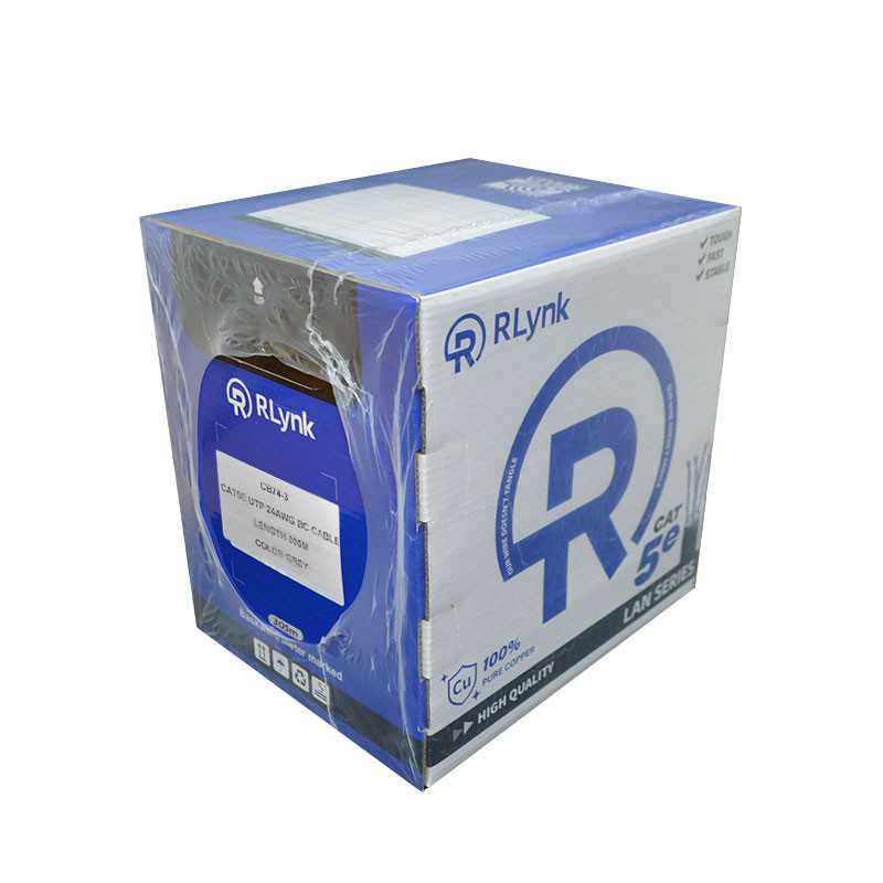 RLynk CAT5E Solid Copper UTP Cable 0.5mm 305 m Reelex box