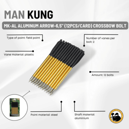 ALUMINUM ARROW-6,5" (12PCS/CARD)-MK-AL - Guards On Duty Shop