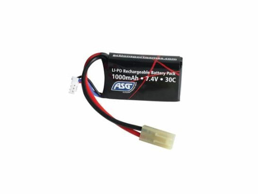 ASG Battery, 7,4V 1000 mAh, LI-PO - 17462 - Guards On Duty Shop