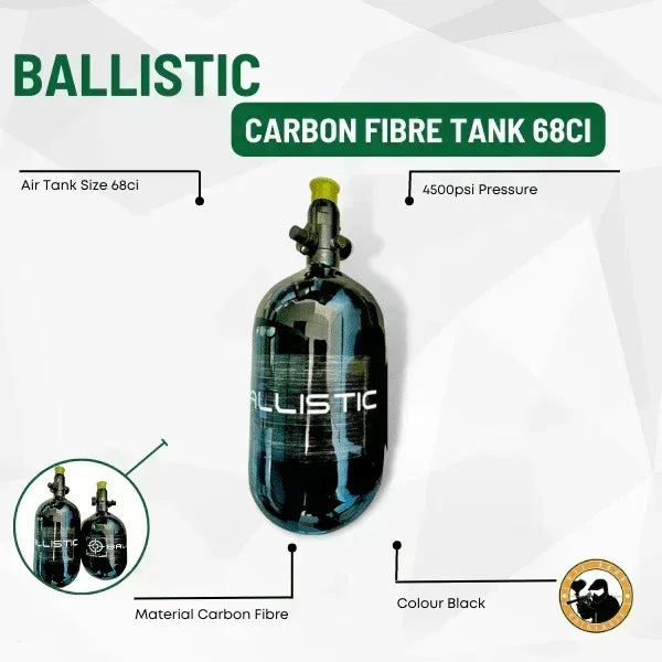 Ballistic Carbon Fibre Tank 68CI Guards On Duty Security