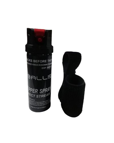 Ballistic Direct Stream Pepperspray with 40gr/60ml with jogger strap - Guards On Duty Shop