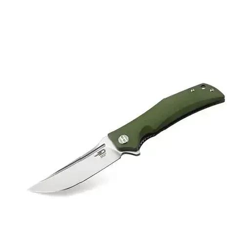 BESTECH BG05B-1 D2 Blade G10 Handle Satin Guards On Duty Security