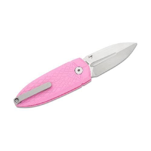 BESTECH BG57A-2 Ququ Button Lock Folder, Pink G10 Guards On Duty Security