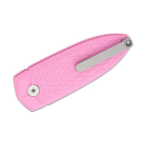BESTECH BG57A-2 Ququ Button Lock Folder, Pink G10 Guards On Duty Security