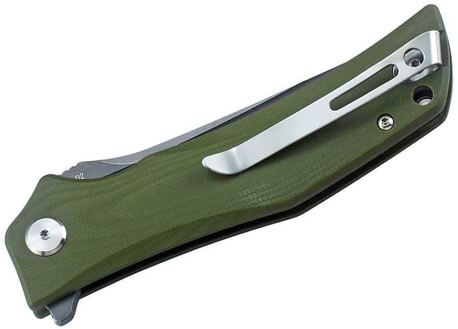 Bestech Scimitar BG05B-2 Green G10 Handle Folding Knife Guards On Duty Security