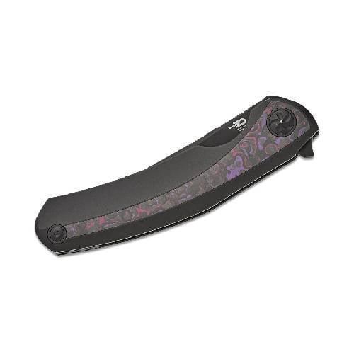 BESTECH Titanium Purple Haze Fat Carbon Inlay Guards On Duty Security
