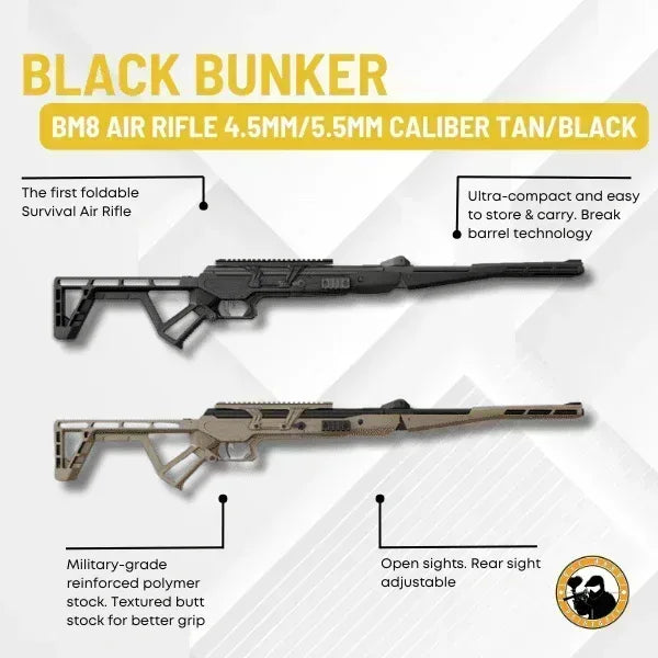 Bunker BM8 Air Rifle 4.5mm Tan Guards On Duty Security