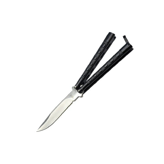 Butterfly knife black handle- 7127P - Guards On Duty Shop & Security Guards