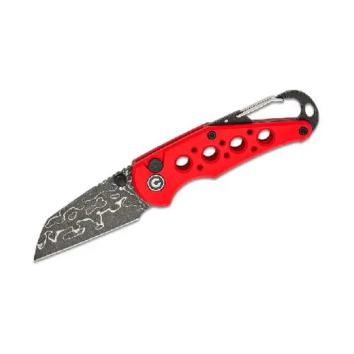 CIVIVI Pragma Red Aluminum Handle Damascus Blade - C23062B-DS1 - Guards On Duty Shop