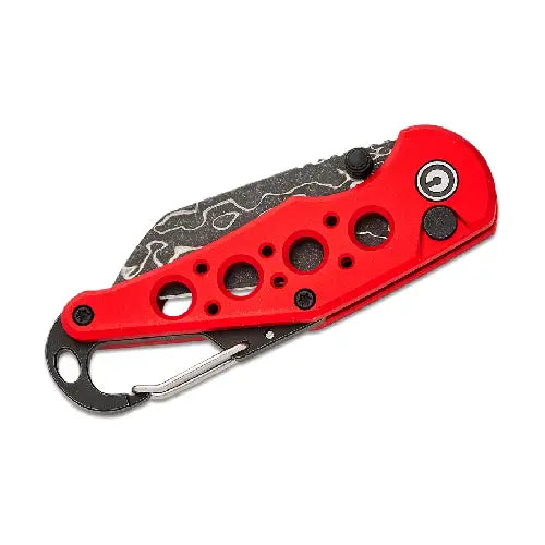 CIVIVI Pragma Red Aluminum Handle Damascus Blade - C23062B-DS1 - Guards On Duty Shop
