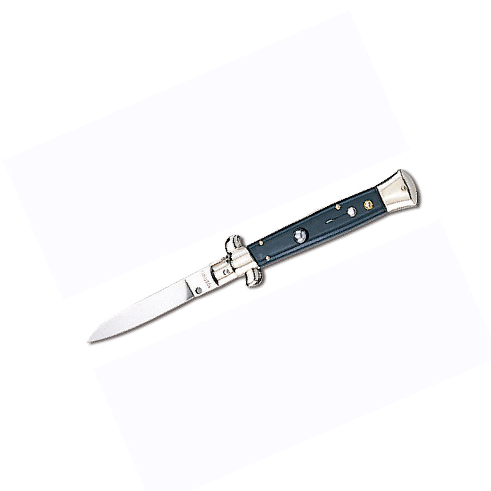 SIDE OPEN SPRING FLICK KNIFE GREEN - Guards On Duty Shop