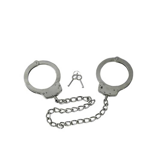 STEEL LEG IRONS NICKEL - Guards On Duty Shop